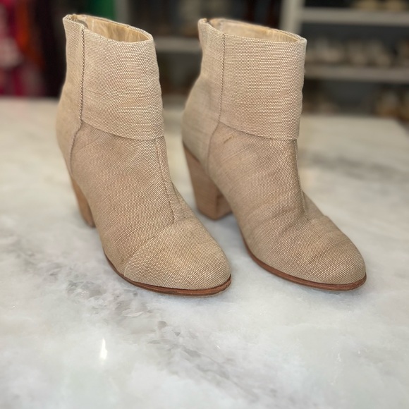 Rag & Bone Newbury Canvas booties - Picture 6 of 7